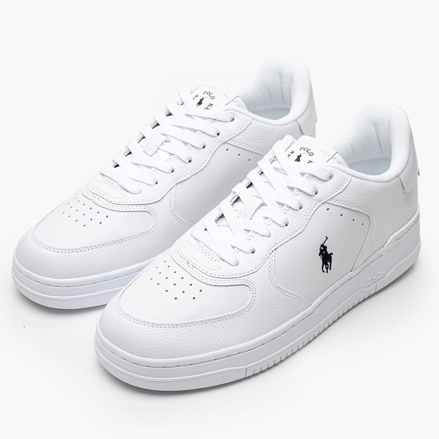 Ανδρικά Παπούτσια Casual Masters.Skw Άσπρο Δέρμα Ralph Lauren Ανδρικά Παπούτσια Casual Masters.Skw Άσπρο Δέρμα Ralph Lauren