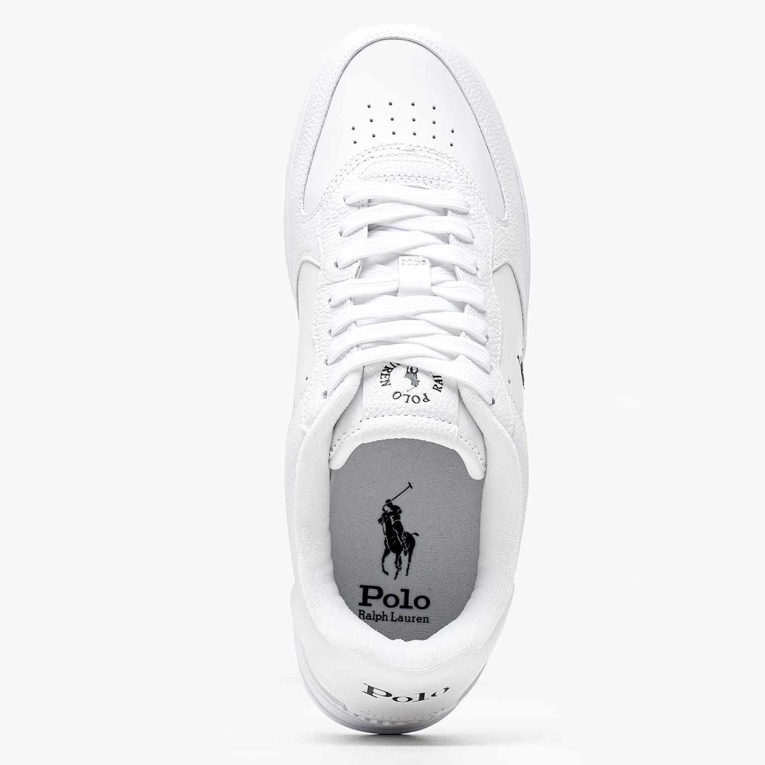 Ανδρικά Παπούτσια Casual Masters.Skw Άσπρο Δέρμα Ralph Lauren Ανδρικά Παπούτσια Casual Masters.Skw Άσπρο Δέρμα Ralph Lauren