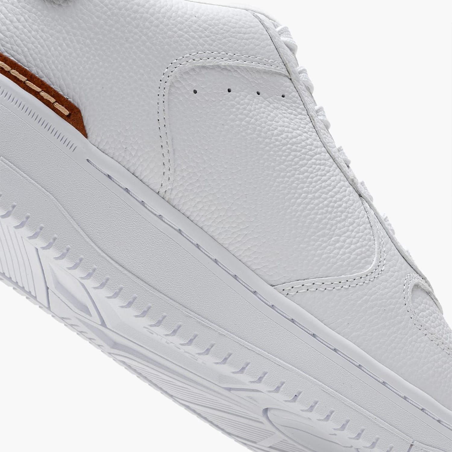 Ανδρικά Παπούτσια Casual Masters.Tumbled Άσπρο Δέρμα Ralph Lauren