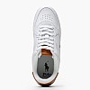 Ανδρικά Παπούτσια Casual Masters.Tumbled Άσπρο Δέρμα Ralph Lauren