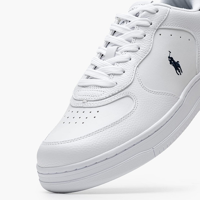 Ανδρικά Παπούτσια Casual Masters Άσπρο Δέρμα Ralph Lauren