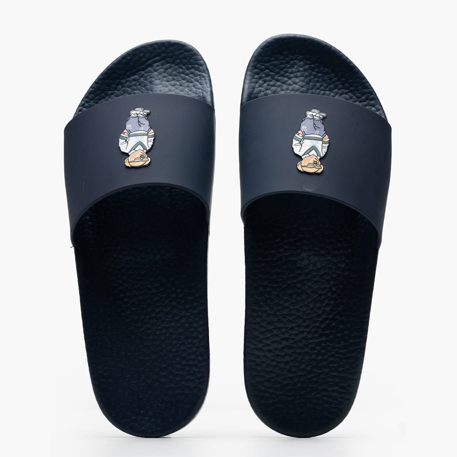 Men Flip Flops & Sandals Polo.Slide Blue Rubber Ralph Lauren