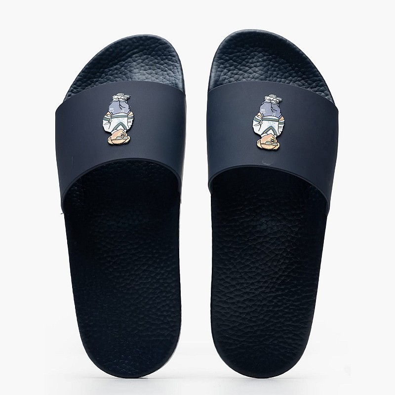 Men Flip Flops & Sandals Polo.Slide Blue Rubber Ralph Lauren