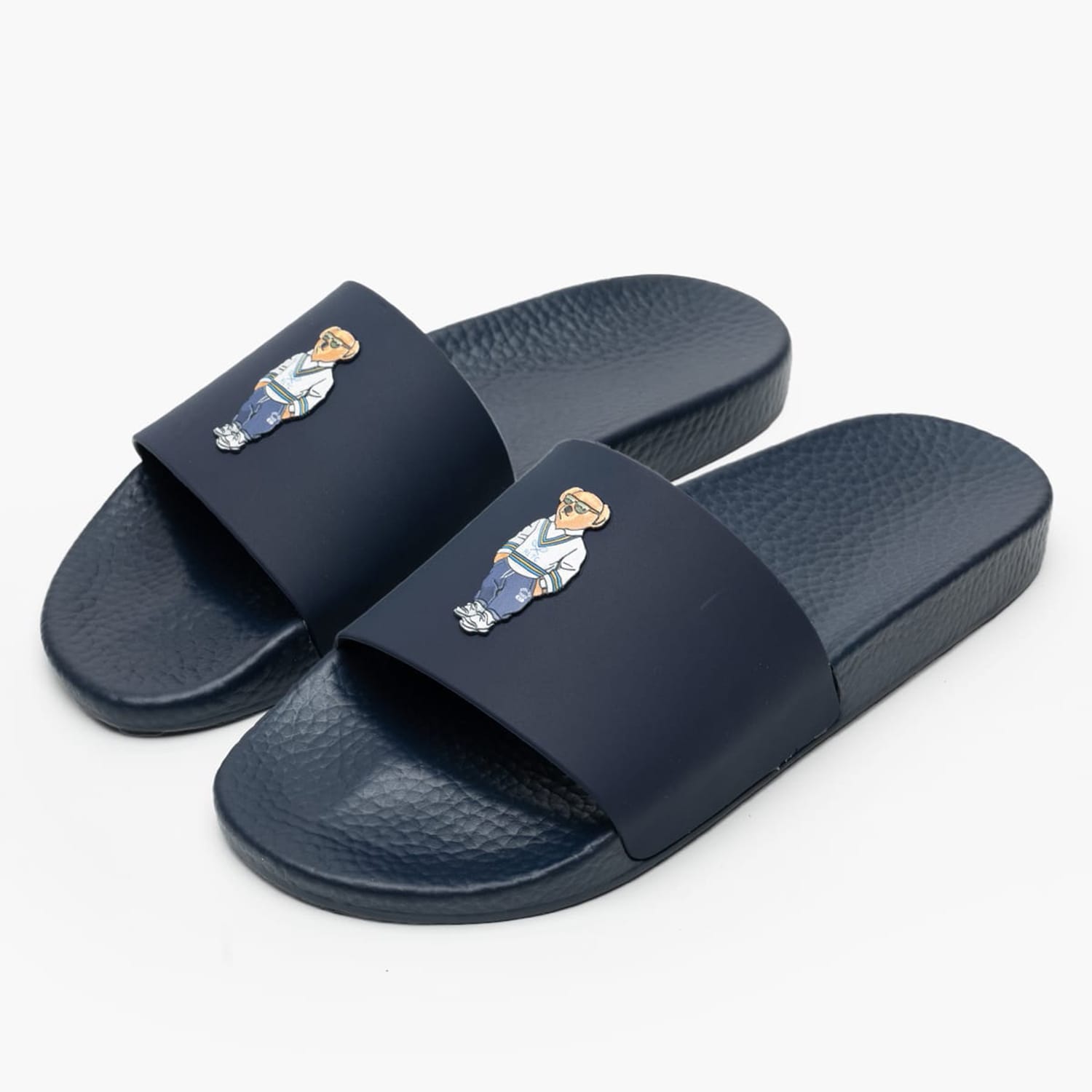 Men Flip Flops & Sandals Polo.Slide Blue Rubber Ralph Lauren