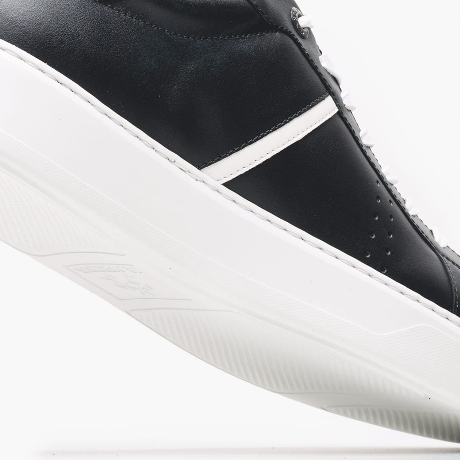 Men Casual Shoes 251003 Black Leather La Martina Men Casual Shoes 251003 Black Leather La Martina
