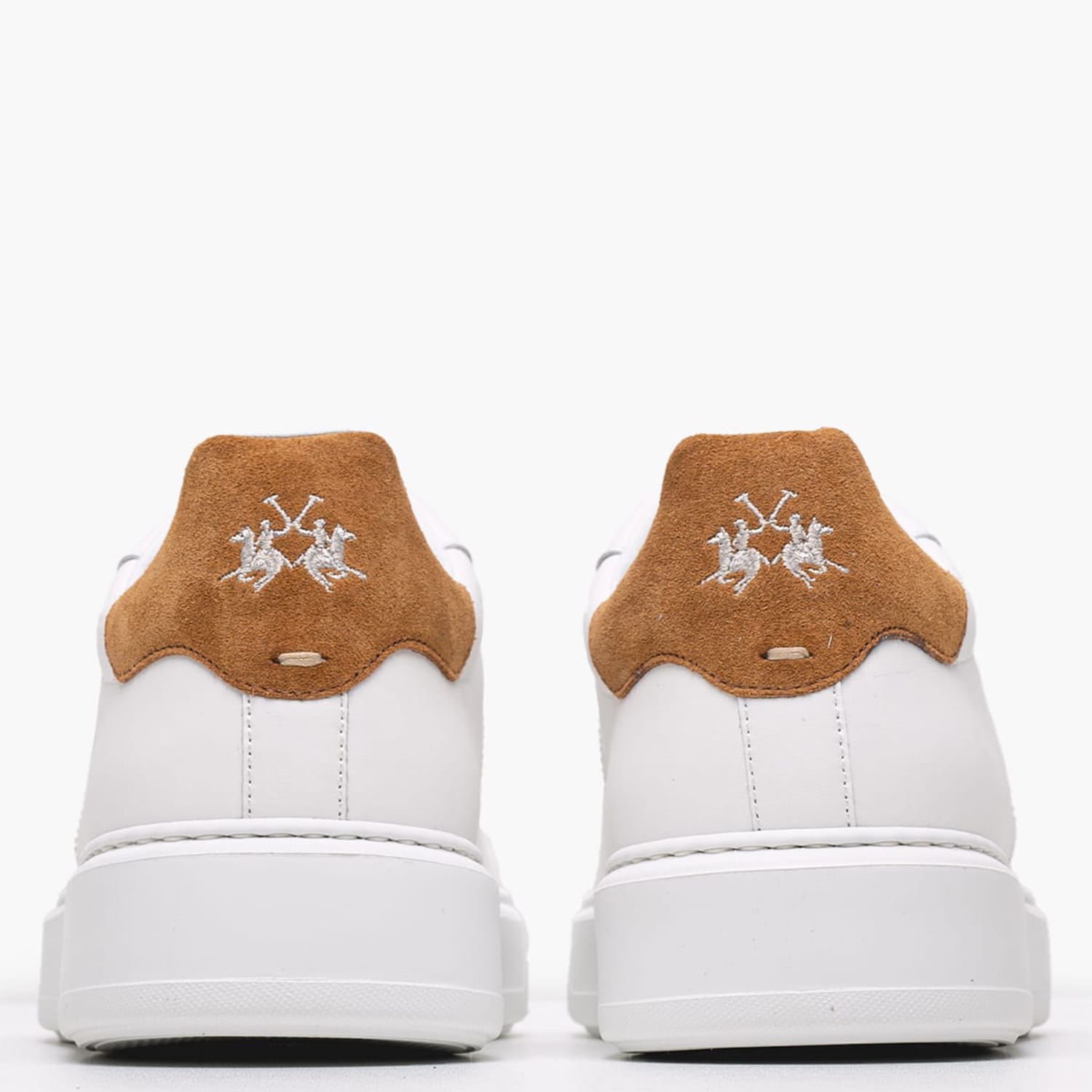 Men Casual Shoes 251003 White Leather La Martina Men Casual Shoes 251003 White Leather La Martina