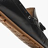 Men Moccasins 251061 Black Leather La Martina Men Moccasins 251061 Black Leather La Martina