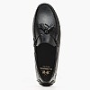 Men Moccasins 251061 Black Leather La Martina Men Moccasins 251061 Black Leather La Martina
