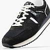 Men Casual Shoes 251110 Black Buckskin-Fabric La Martina