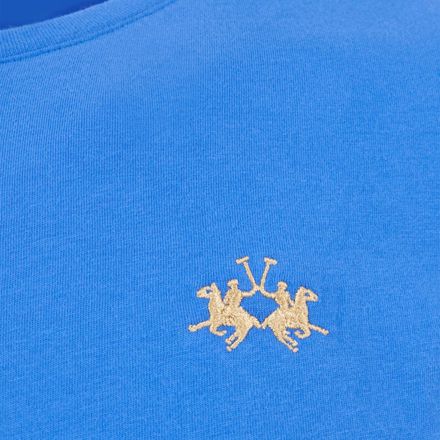 Ανδρικές Μπλούζες Blue.Jersey Μπλε Βαμβάκι La Martina