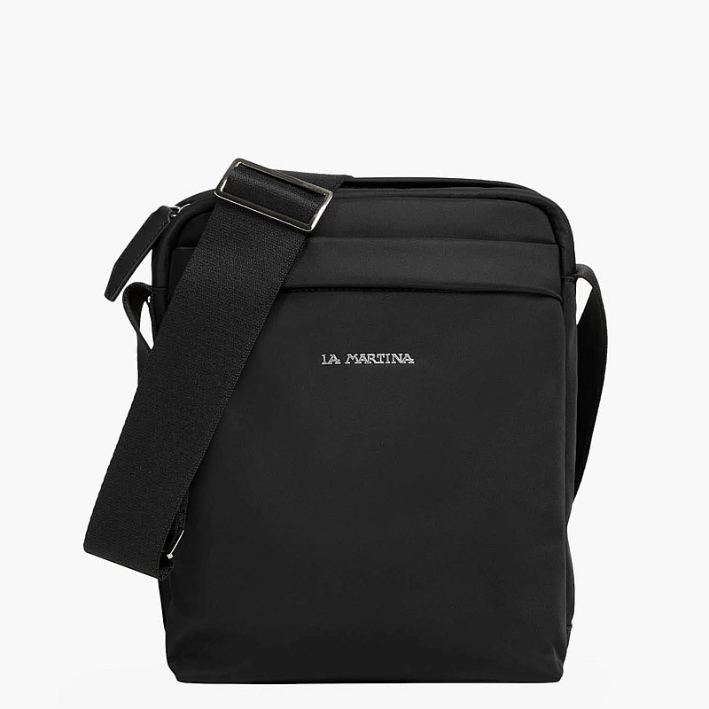 Men Bags Ismael.Cross Black Nylon La Martina