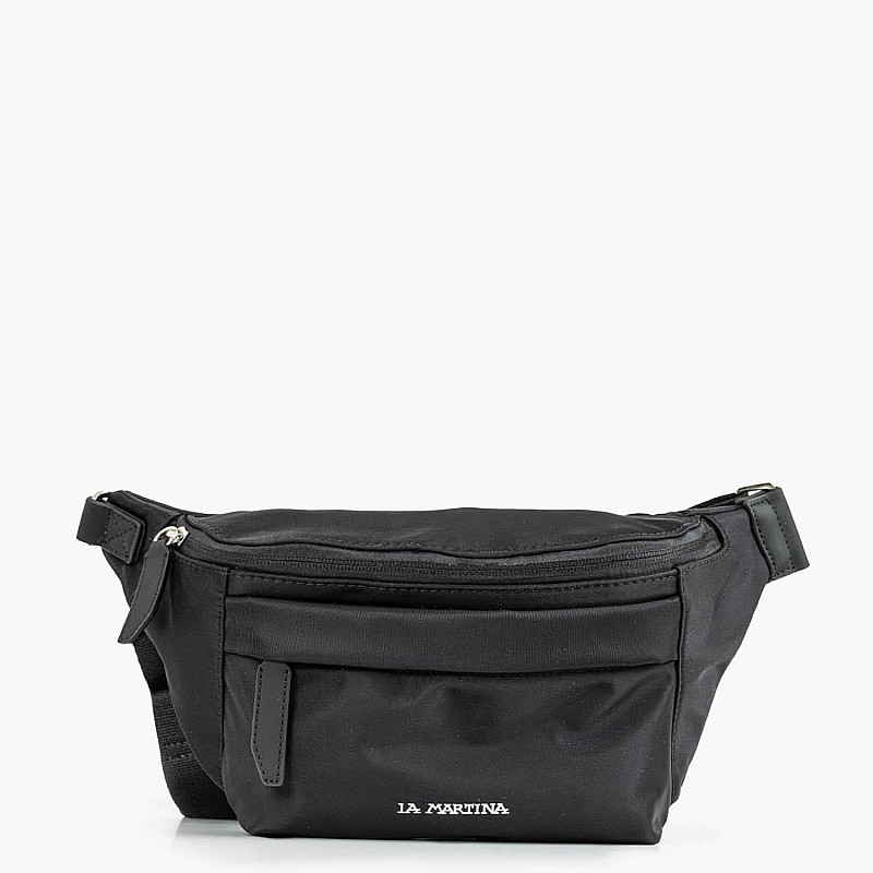 Men Bags Ismael Black Nylon La Martina