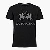 Ανδρικές Μπλούζες Lg.Jersey.Ss Μαύρο Βαμβάκι La Martina