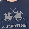 Ανδρικές Μπλούζες Lg.Jersey.Ss Σκούρο Μπλε Βαμβάκι La Martina Ανδρικές Μπλούζες Lg.Jersey.Ss Σκούρο Μπλε Βαμβάκι La Martina