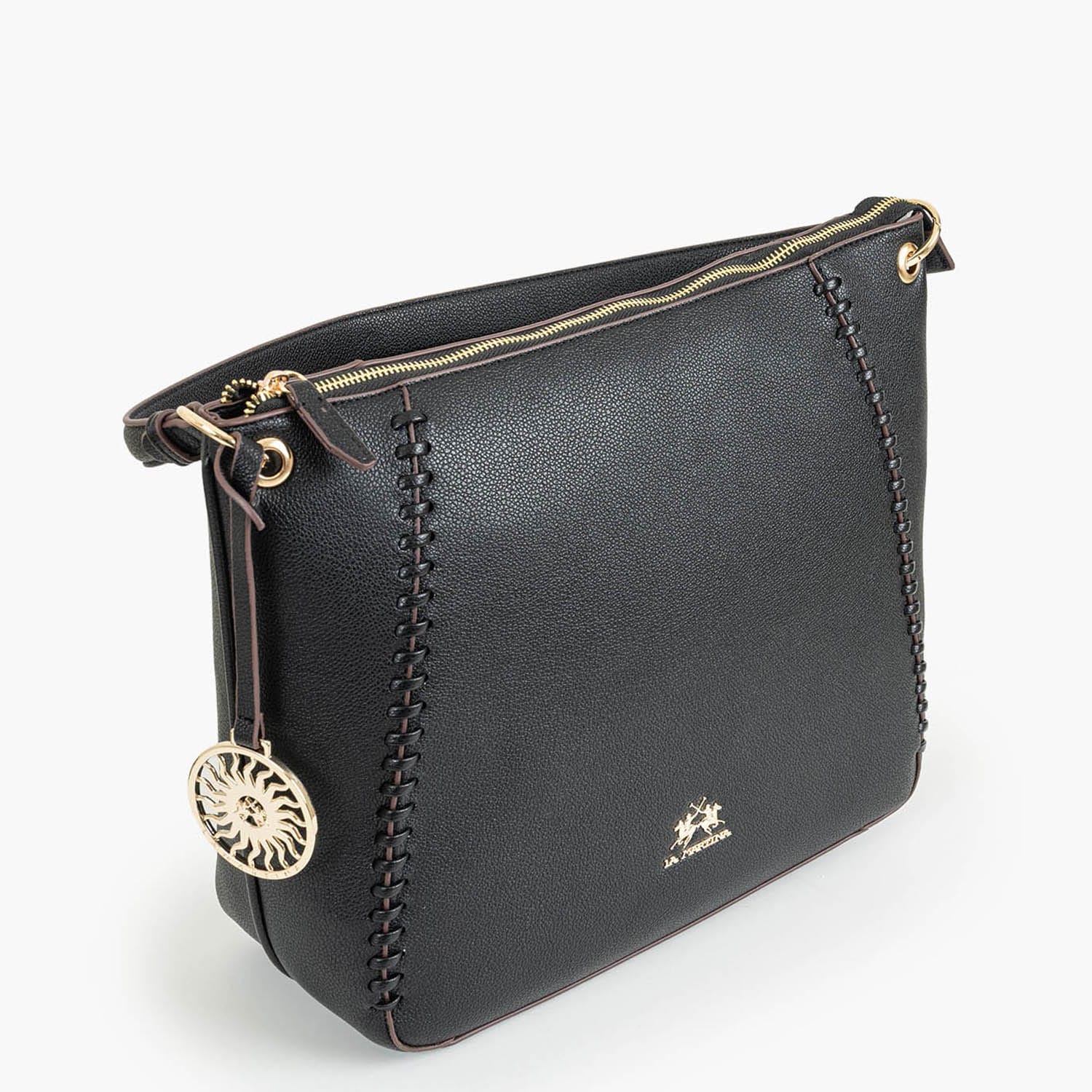 Women Bags Maia.Sdl Black ECOleather La Martina Women Bags Maia.Sdl Black ECOleather La Martina