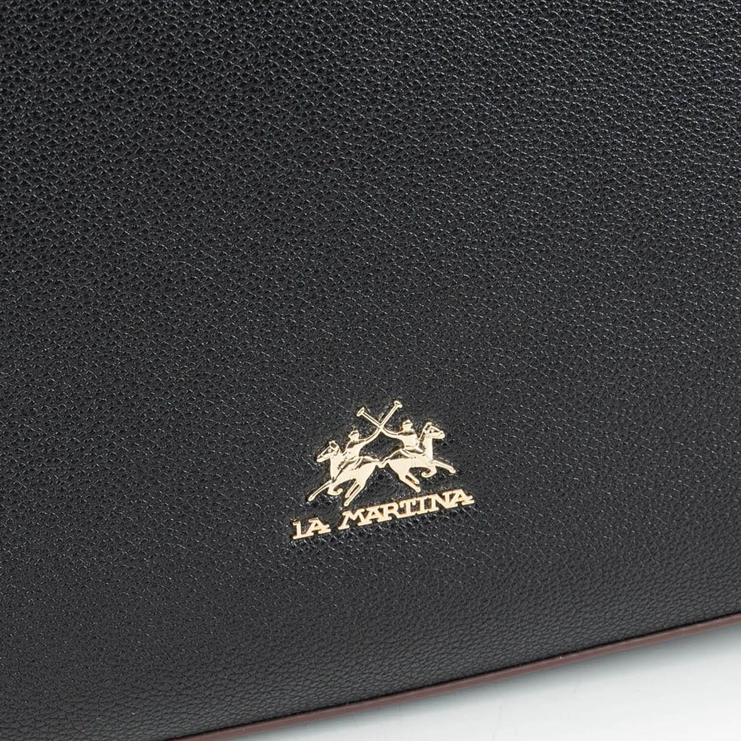 Women Bags Maia.Sdl Black ECOleather La Martina Women Bags Maia.Sdl Black ECOleather La Martina