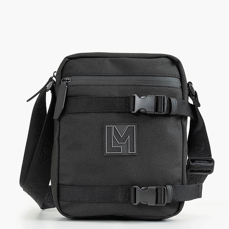 Men Bags Mathias Black Fabric La Martina