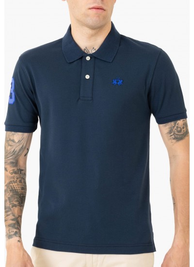 Ανδρικές Μπλούζες TH2508 Μαύρο Βαμβάκι Lacoste