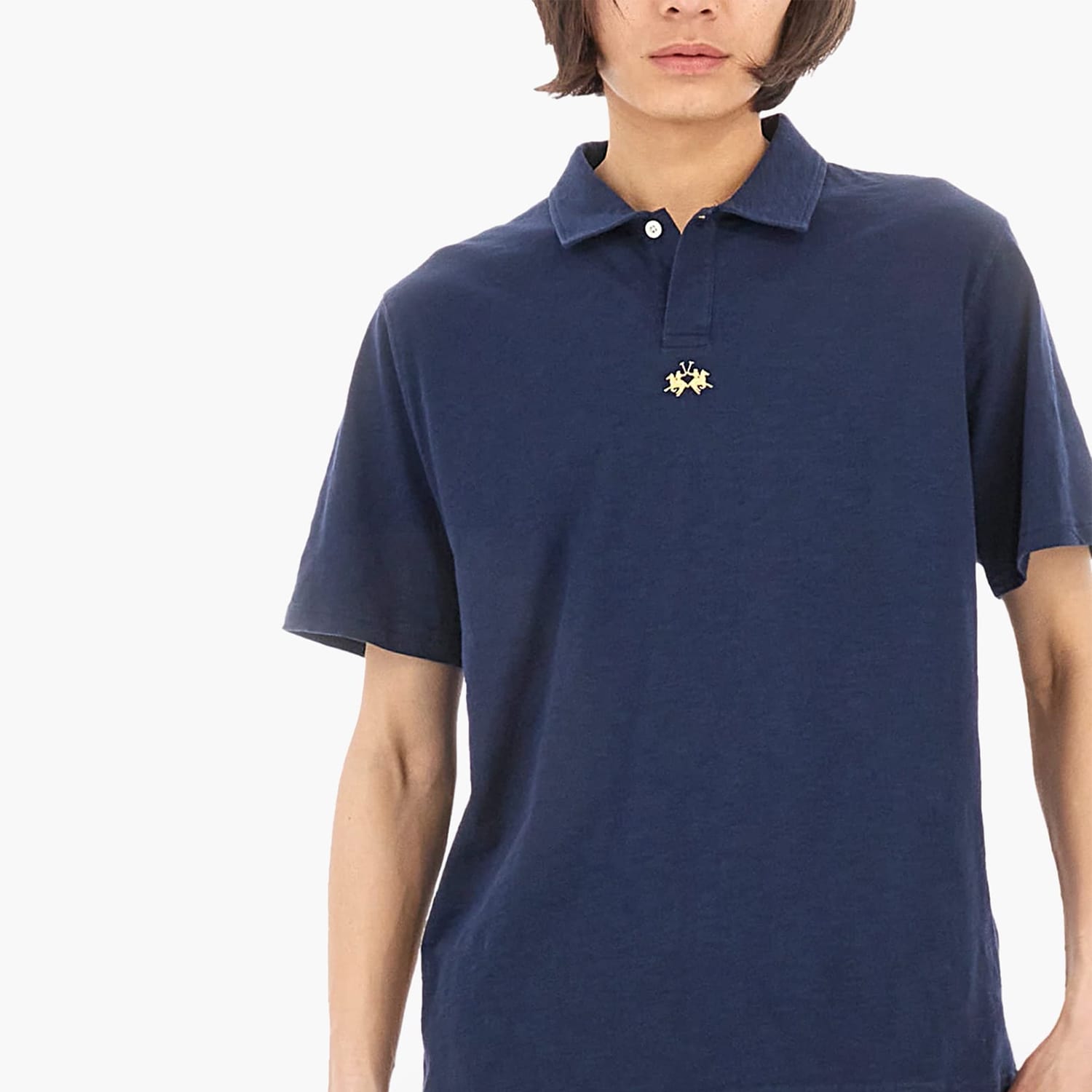 Ανδρικές Μπλούζες Polo.Club Σκούρο Μπλε Βαμβάκι La Martina