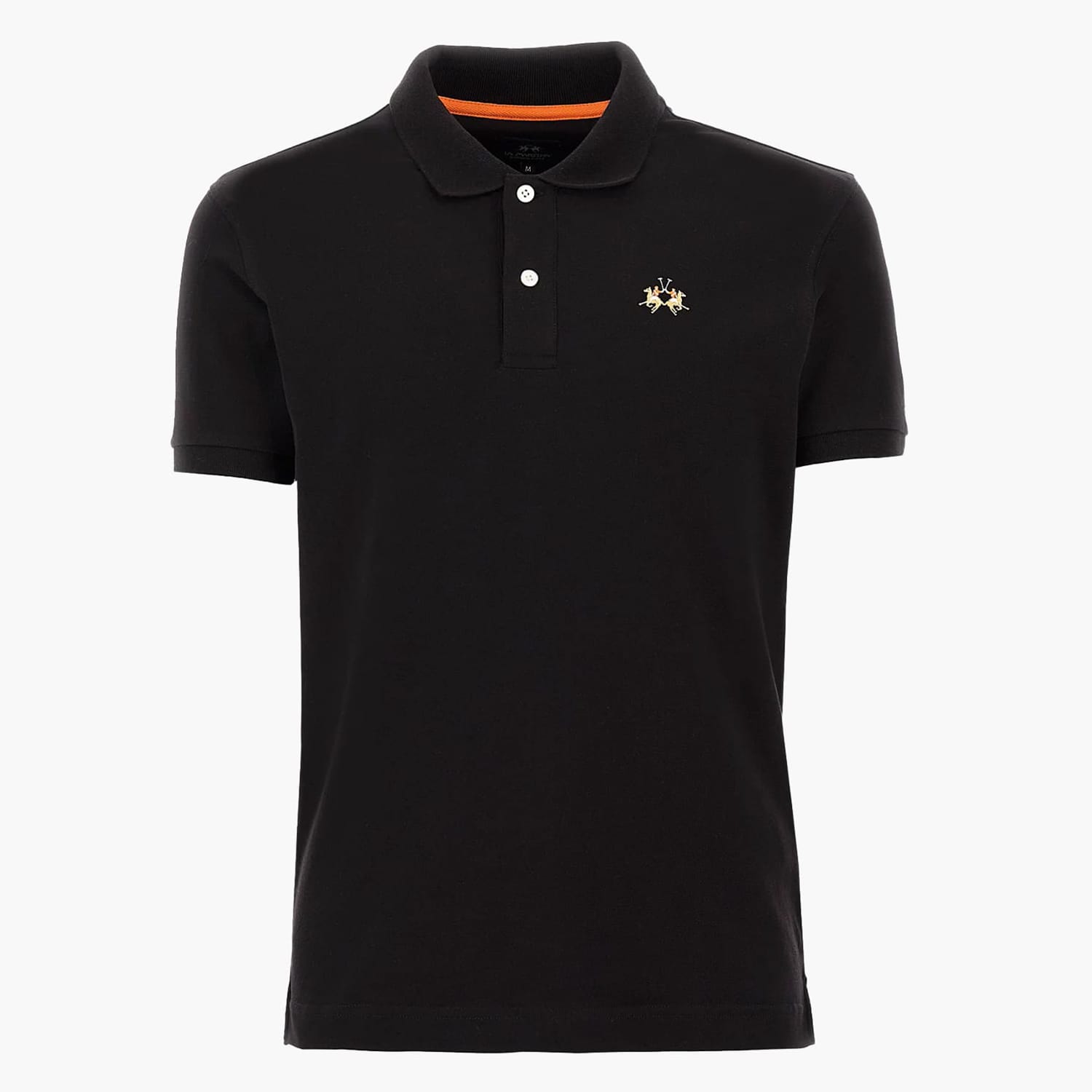 Ανδρικές Μπλούζες Polo.Str Μαύρο Βαμβάκι La Martina