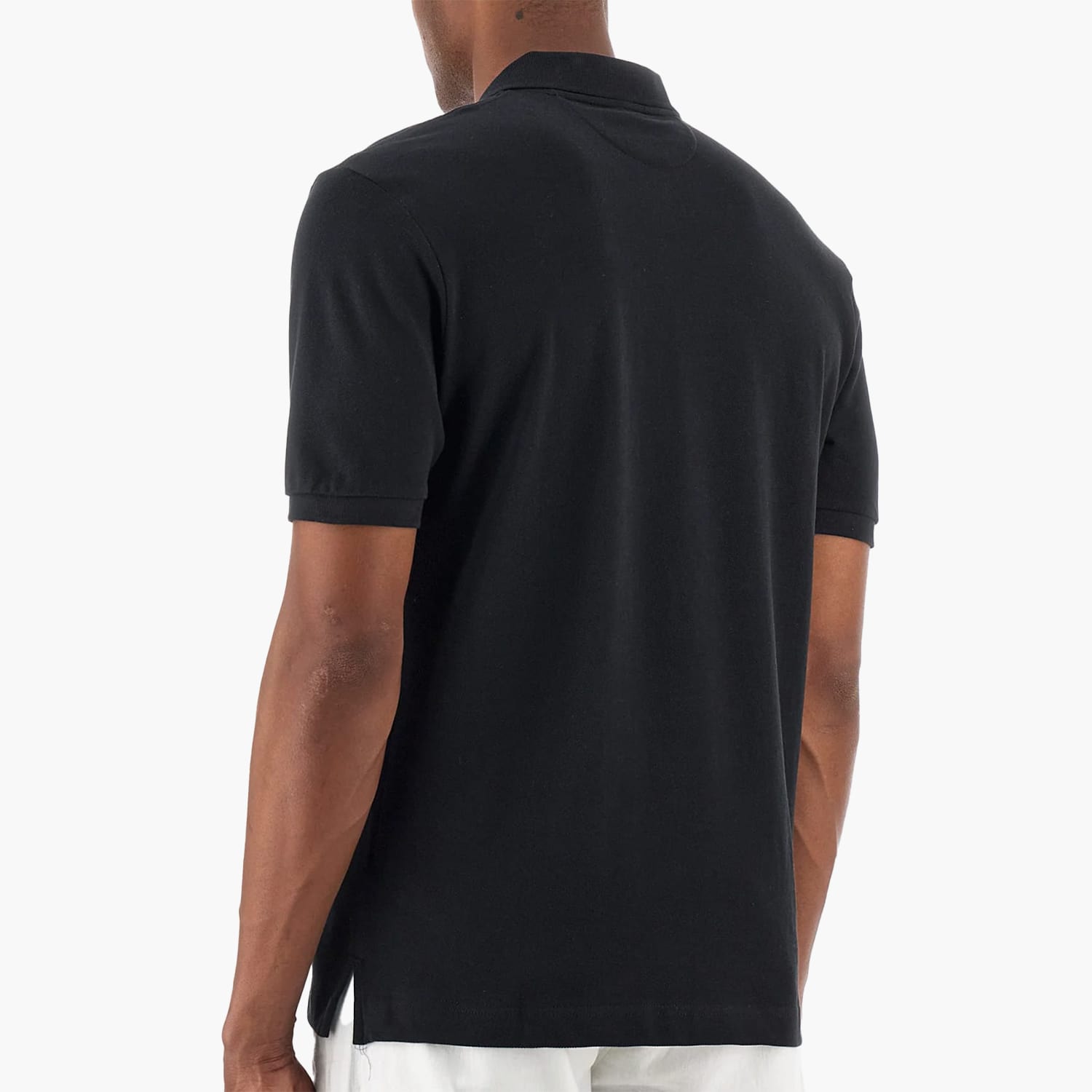 Ανδρικές Μπλούζες Small.Jersey,Polo Μαύρο Βαμβάκι La Martina