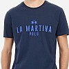 Ανδρικές Μπλούζες Ss.Shirt.Jersey Σκούρο Μπλε Βαμβάκι La Martina Ανδρικές Μπλούζες Ss.Shirt.Jersey Σκούρο Μπλε Βαμβάκι La Martina