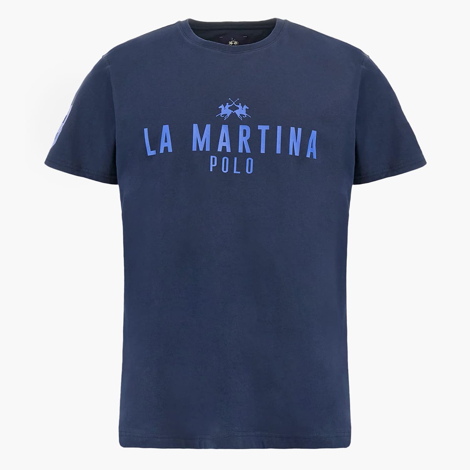 Ανδρικές Μπλούζες Ss.Shirt.Jersey Σκούρο Μπλε Βαμβάκι La Martina