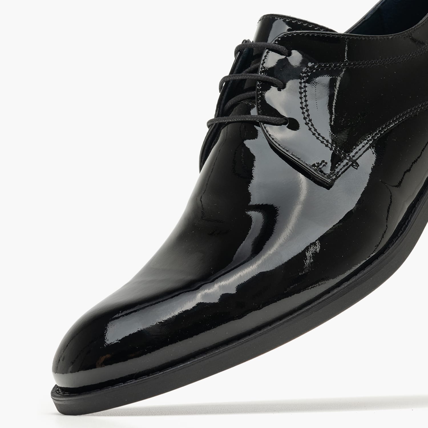 Men Shoes 1506 Black Patent Leather Damiani