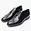 Men Shoes 1510 Black Leather Damiani