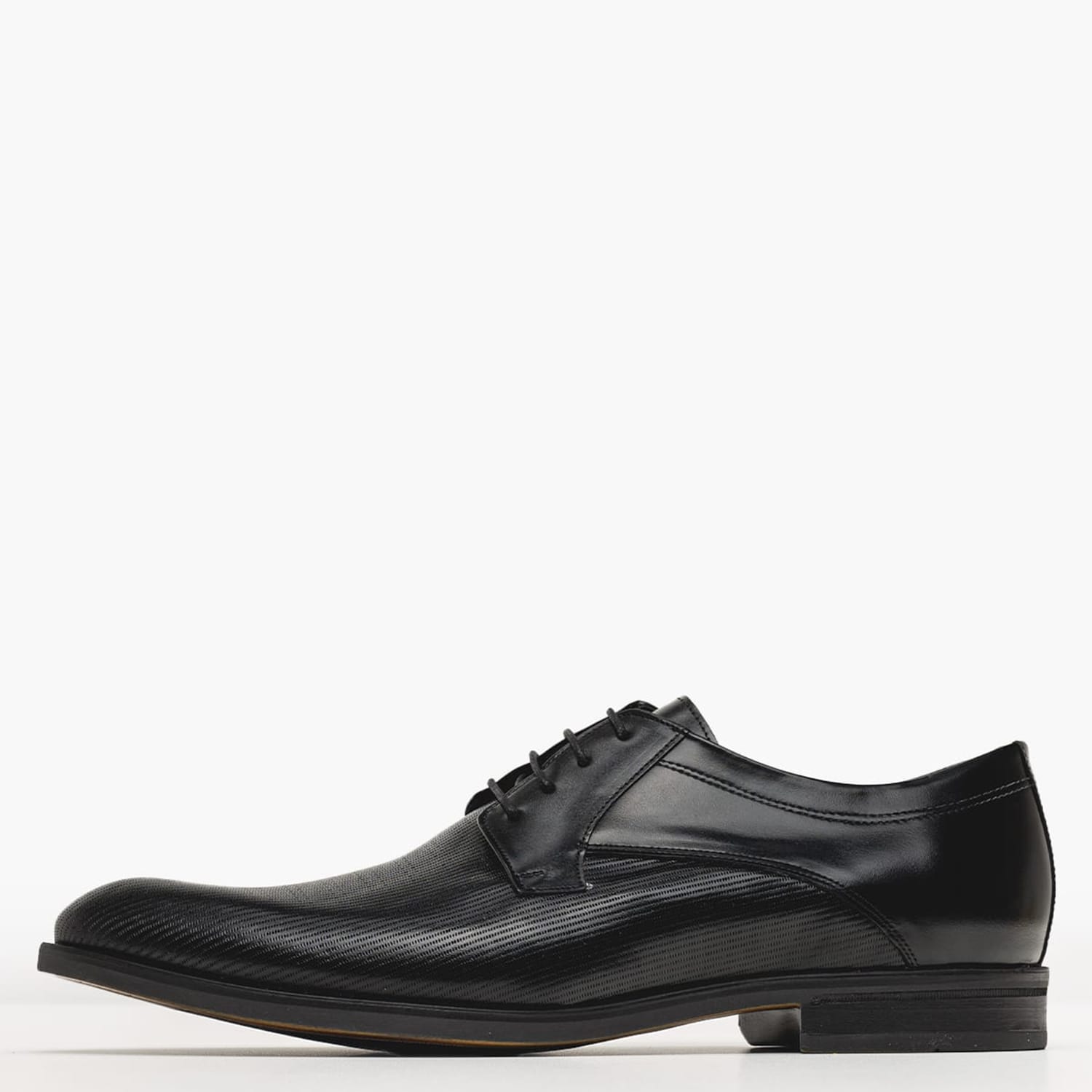 Men Shoes 1512 Black Leather Damiani