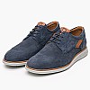 Men Shoes 5402 Blue Nubuck Leather Damiani