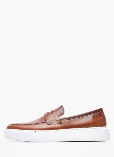 Ανδρικά Μοκασίνια Waxy2.Polaris Καφέ Δέρμα Sebago