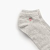 Ανδρικές Κάλτσες Ankle.2pack Γκρι Βαμβάκι GANT Ανδρικές Κάλτσες Ankle.2pack Γκρι Βαμβάκι GANT