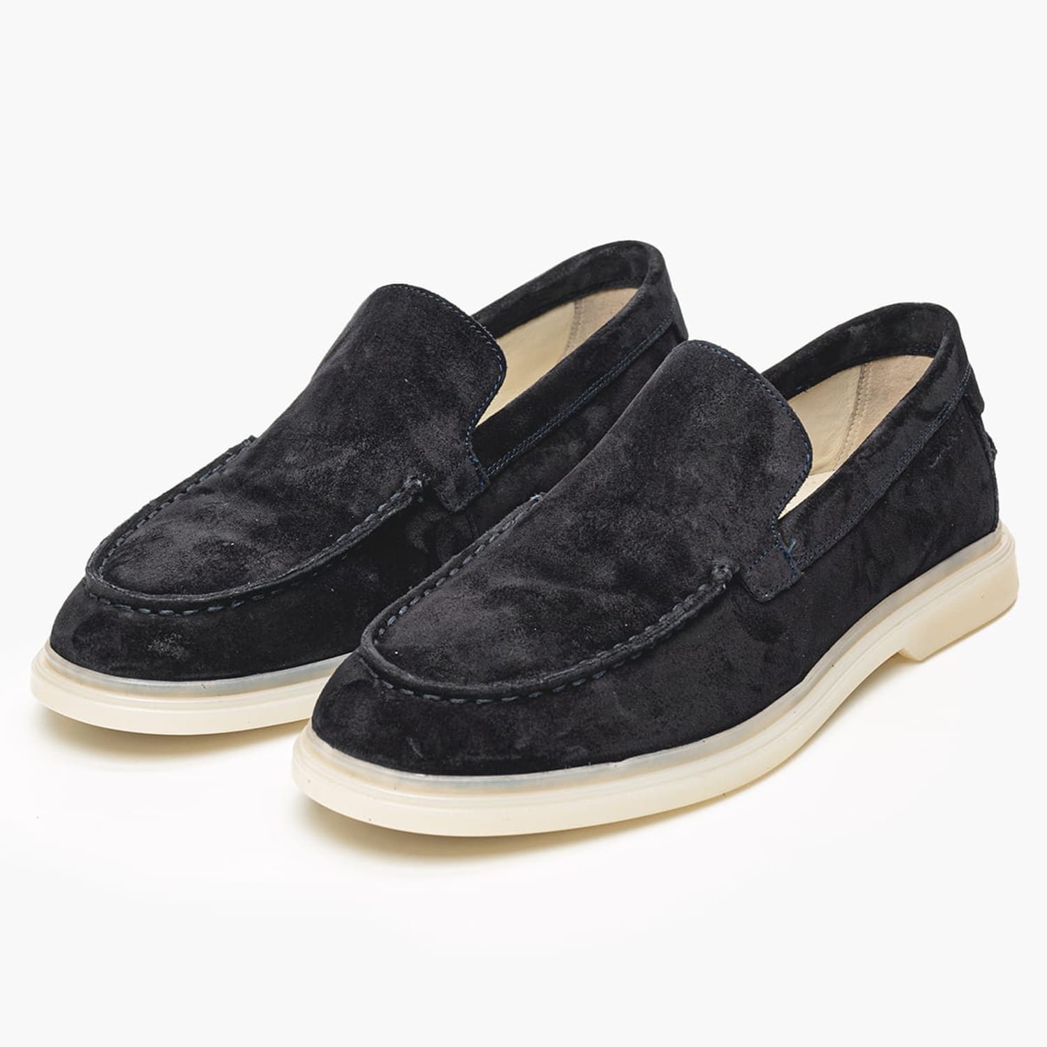 Men Moccasins Boery Blue Buckskin GANT Men Moccasins Boery Blue Buckskin GANT