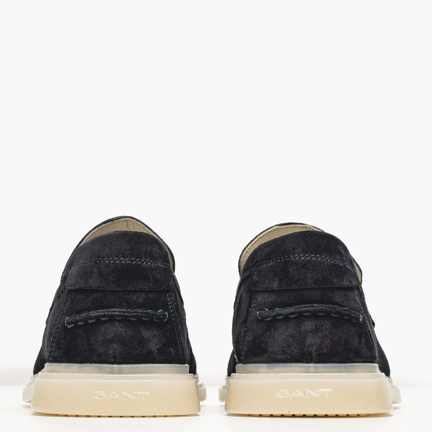 Men Moccasins Boery Blue Buckskin GANT Men Moccasins Boery Blue Buckskin GANT