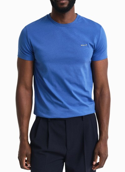 Ανδρικές Μπλούζες Ls.Crew.Top Άσπρο Βαμβάκι Ralph Lauren