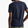 Men T-Shirts Con.Trast DarkBlue Cotton GANT Men T-Shirts Con.Trast DarkBlue Cotton GANT