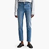 Γυναικεία Παντελόνια Cropped.Jeans Μπλε Βαμβάκι GANT Γυναικεία Παντελόνια Cropped.Jeans Μπλε Βαμβάκι GANT