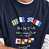 Men T-Shirts Graphic.Tshirt DarkBlue Cotton GANT Men T-Shirts Graphic.Tshirt DarkBlue Cotton GANT