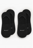 Ανδρικές Κάλτσες Invisible.2pack Μαύρο Βαμβάκι GANT