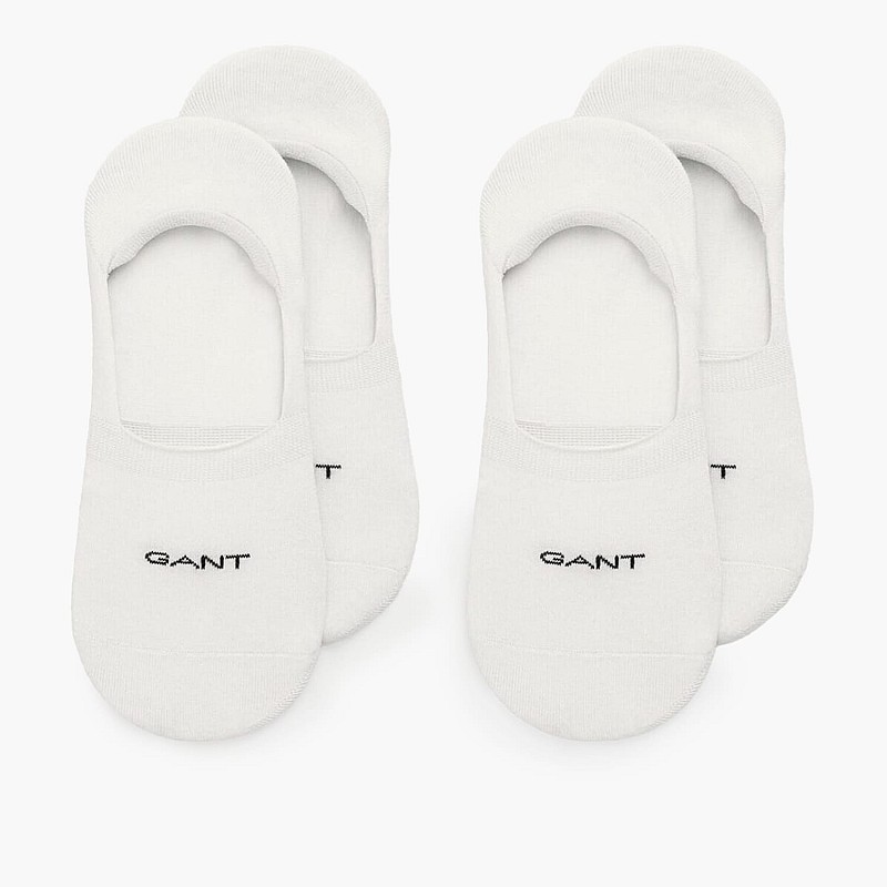 Ανδρικές Κάλτσες Invisible.2pack Άσπρο Βαμβάκι GANT