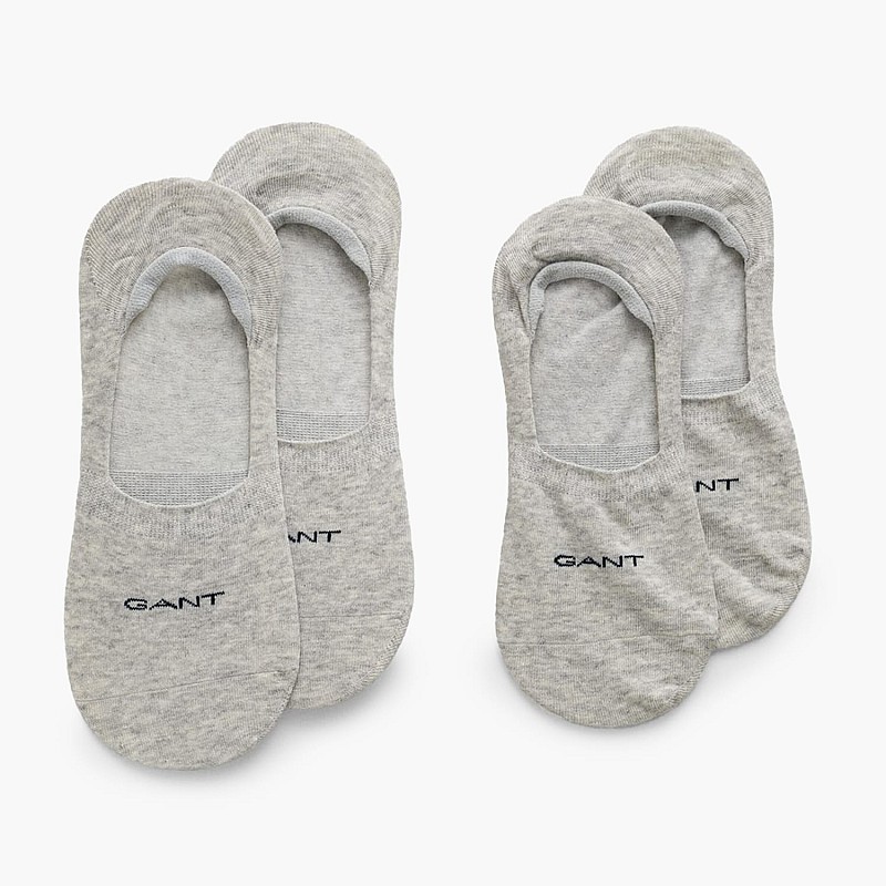 Ανδρικές Κάλτσες Invisible.2pack Γκρι Βαμβάκι GANT