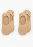 Ανδρικές Κάλτσες Invisible.2pack Μπεζ Βαμβάκι GANT