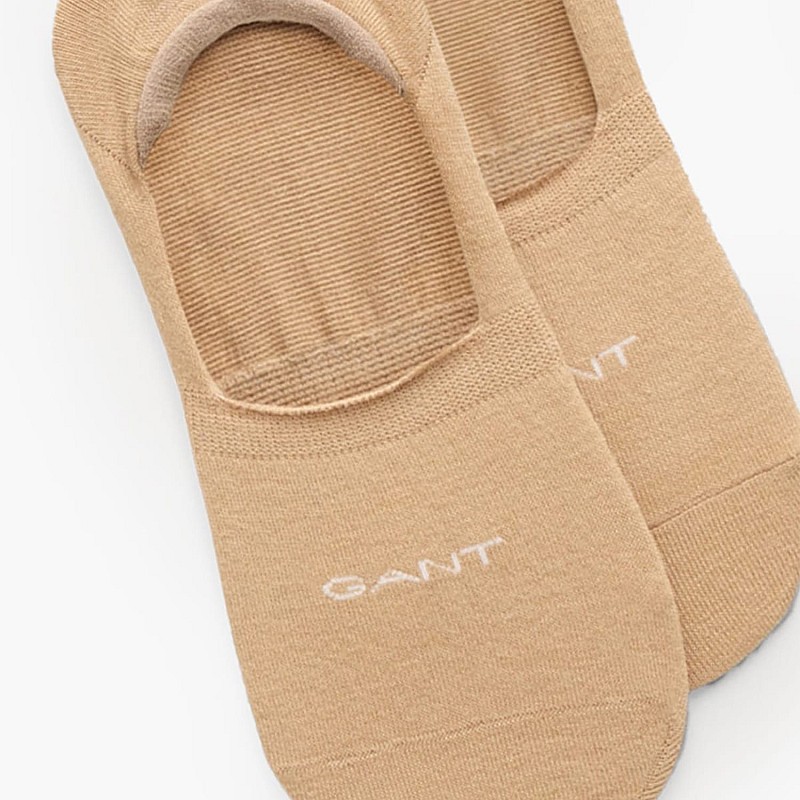 Ανδρικές Κάλτσες Invisible.2pack Μπεζ Βαμβάκι GANT