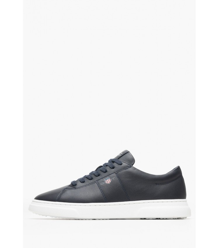 Men Casual Shoes Joree.G Blue Leather GANT Men Casual Shoes Joree.G Blue Leather GANT