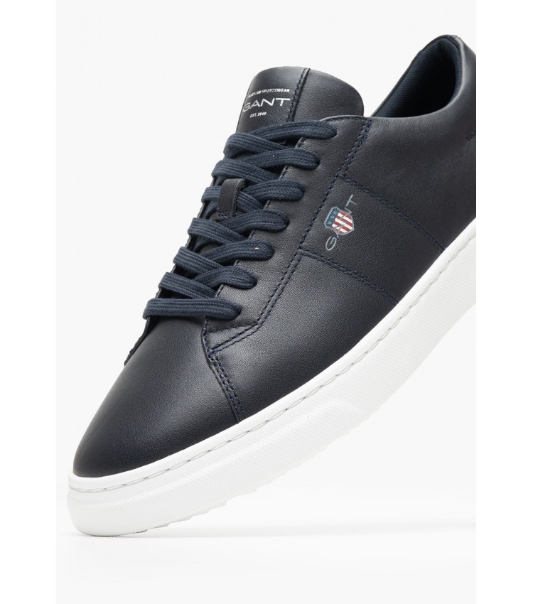 Men Casual Shoes Joree.G Blue Leather GANT Men Casual Shoes Joree.G Blue Leather GANT