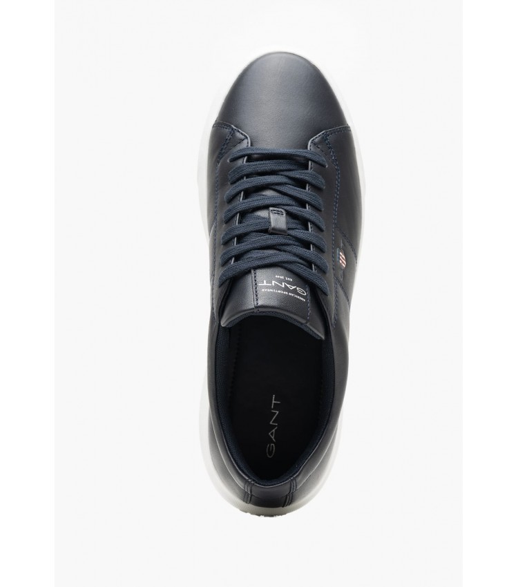 Men Casual Shoes Joree.G Blue Leather GANT Men Casual Shoes Joree.G Blue Leather GANT