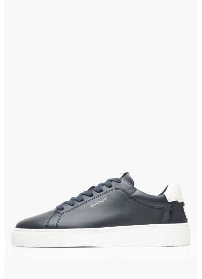 Men Casual Shoes Julien.Mo Blue Leather GANT