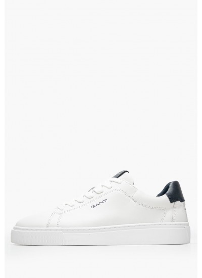 Men Casual Shoes Julien.Mo White Leather GANT