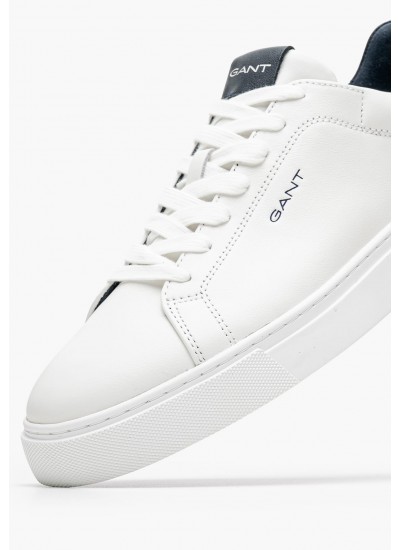 Men Casual Shoes Julien.Mo White Leather GANT